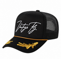 Captain Trucker Hat - Black